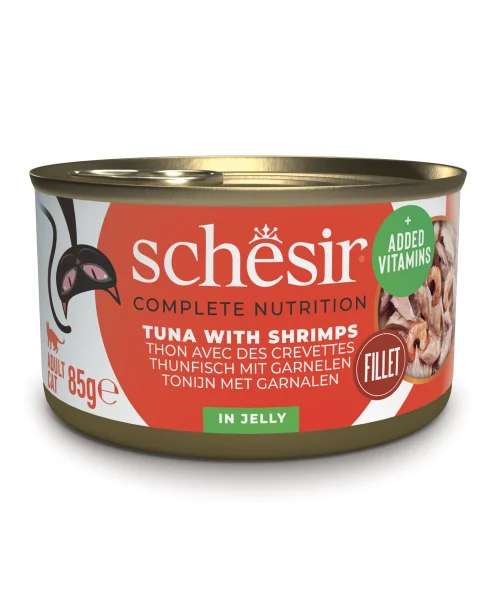 שזיר | מזון מלא – טונה ושרימפס בג’לי | 85 גר’