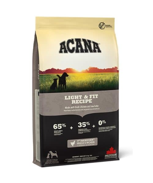 אקנה | מזון לכלב בוגר - לייט & פיט