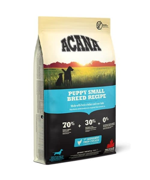 אקנה | מזון לגורי כלבים מגזע קטן - 2קג
