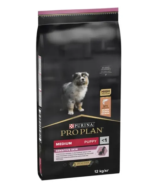 פרו פלאן | מזון לגורי כלבים - סלמון | 12 ק"ג