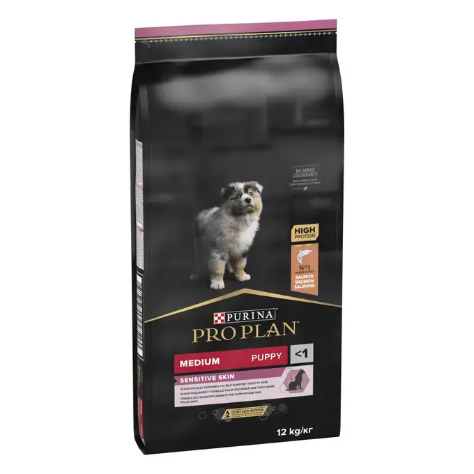 פרו פלאן | מזון לגורי כלבים - סלמון | 12 ק"ג