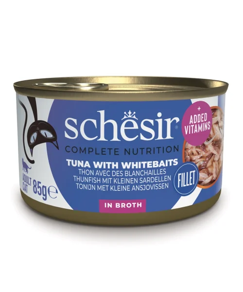 שזיר | מזון מלא - טונה ודגיגים בציר | 85 גר'