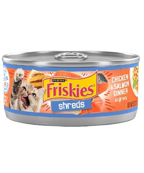 פריסקיז | נתחי עוף וסלמון ברוטב | 156 גר'