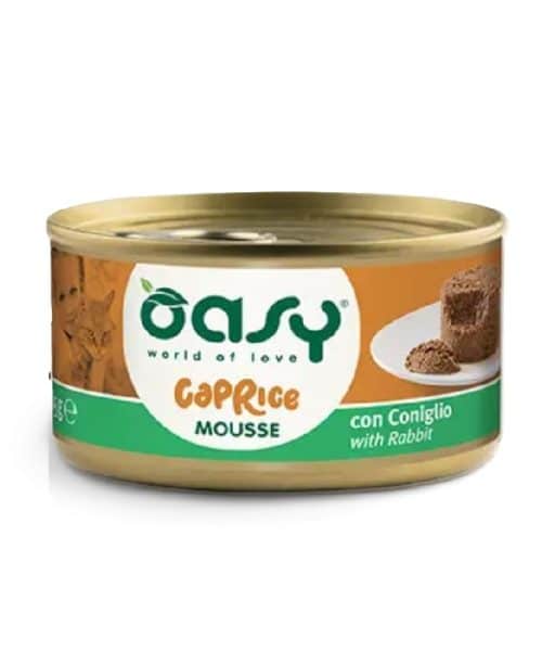 אוסי | מזון מלא לחתול - מוס ארנבת | 85 גר'