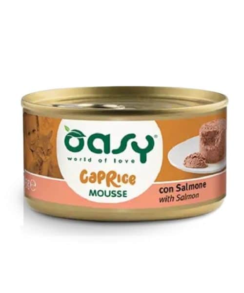 אוסי | מזון מלא לחתול - מוס סלמון | 85 גר'