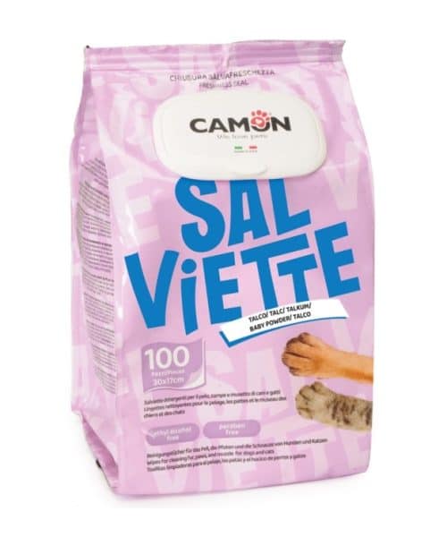 קאמון | מגבונים לגוף - בייבי פאודר | 100 יח'