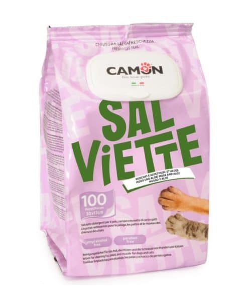 קאמון | מגבונים לגוף - פרחים ואלוורה | 100 יח'