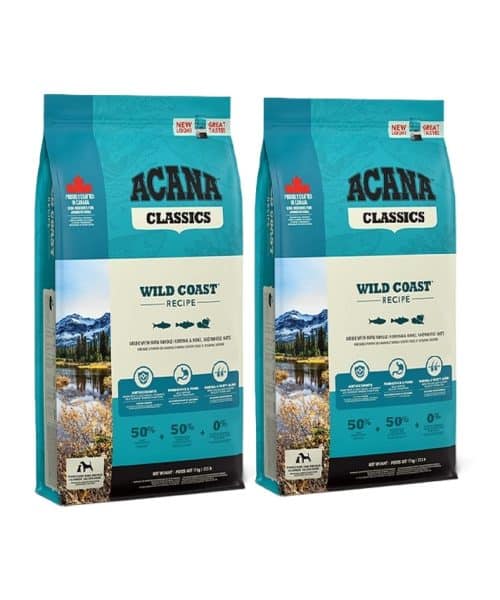 2 שקי אקנה לכלב קלאסיק דגים 9.7 ק"ג