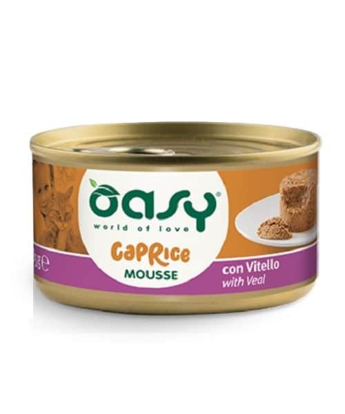 אוסי | מזון מלא לחתול - מוס עגל | 85 גר'