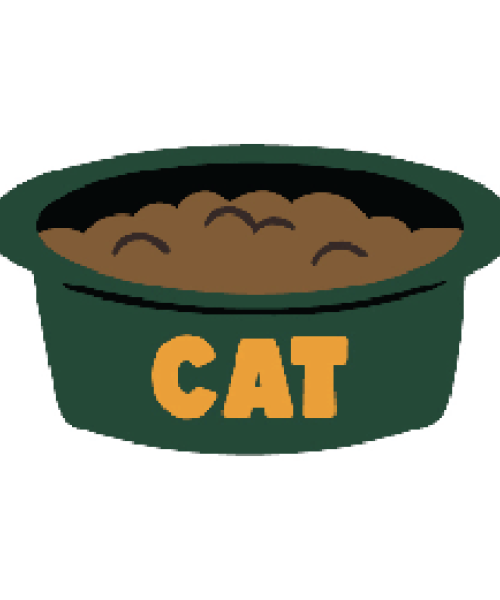 מזון יבש לחתולים