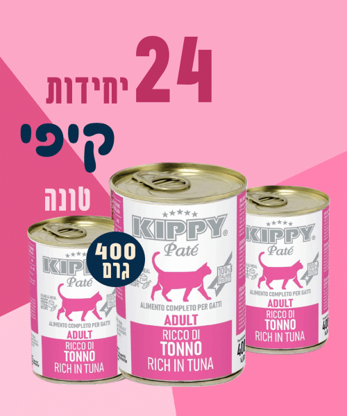 24 יחידות קיפי טונה 400 גרם