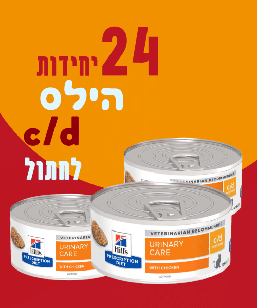 24 יחידות הילס c\d לחתול