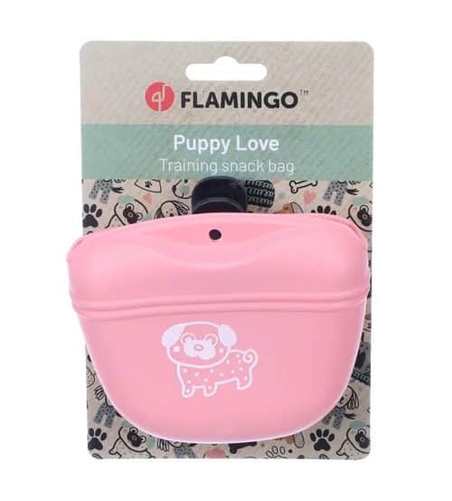 פלמינגו | פאוץ' לחטיפים PUPPY LOVE - ורוד