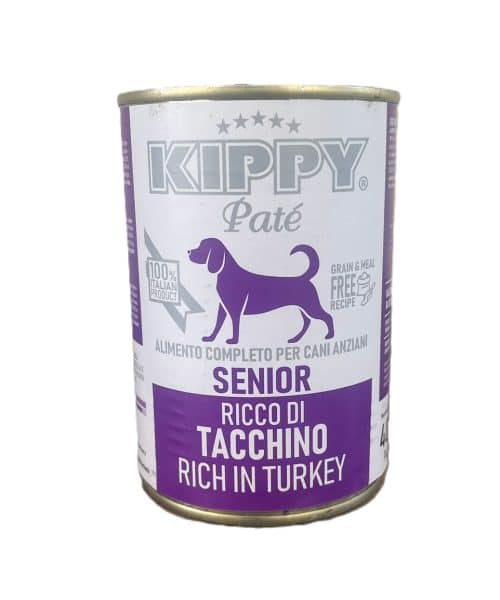 קיפי | שימורי פטה לכלב מבוגר - הודו | 400 גרם