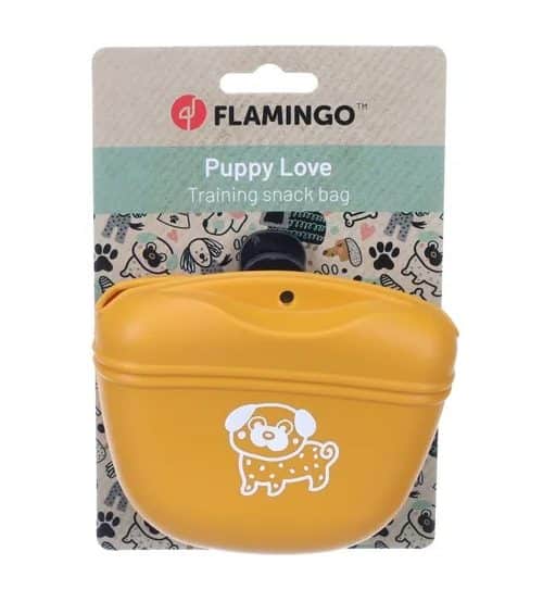 פלמינגו | פאוץ' לחטיפים PUPPY LOVE - צהוב
