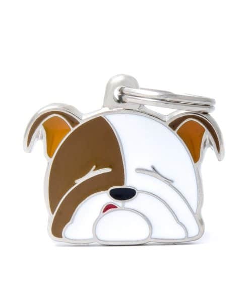 תג שם לחיות מחמד - בולדוג אנגלי