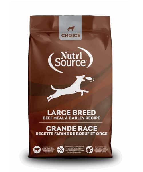 נוטרי סורס צ'ויס | מזון לכלב מגזע גדול -בקר | 18 ק"ג