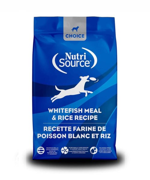 נוטרי סורס צ'ויס | מזון יבש לכלב בוגר - דג לבן | 18 ק"ג