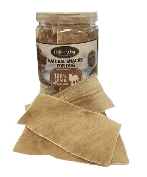 נטיב וואי | עור ראש טלה טבעי | 100 גר'