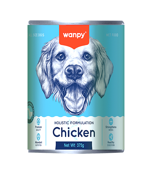 וונפי | מזון משלים לכלב - פטה עוף | 375 גר'