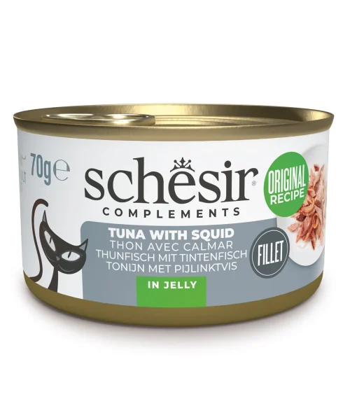 שזיר | מזון משלים – טונה ודיונון בג’לי | 70 גר’