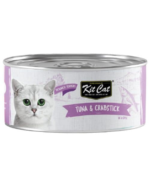 קיט קט | טופרס - טונה ובשר סרטן | 80 גר'