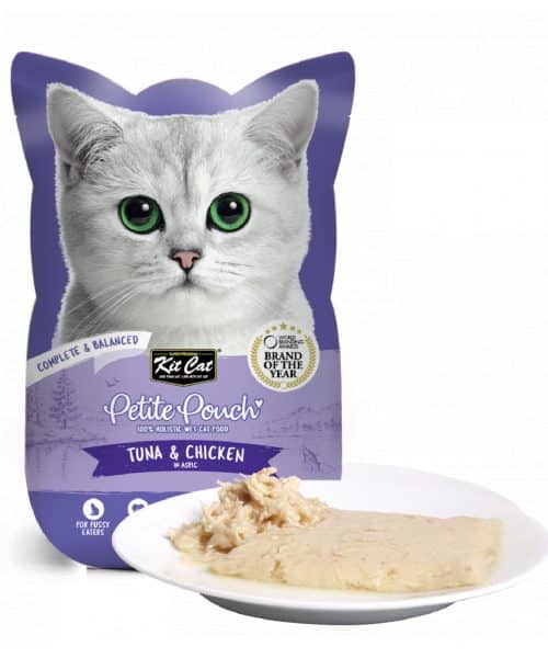 קיט קט | פאוץ' - טונה ועוף בג'לי | 70 גר'