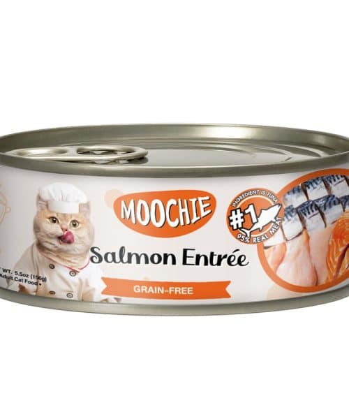 מוצ'י | מזון מלא לחתול - סלמון בציר | 156 גר'