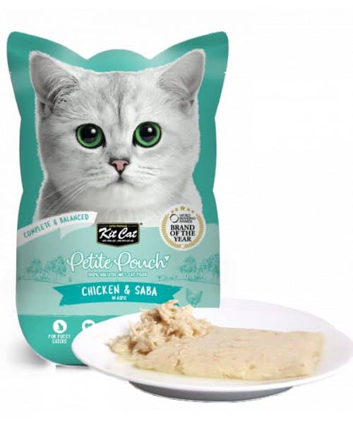 קיט קט | פאוץ' - עוף ומקרל בג'לי | 70 גר'