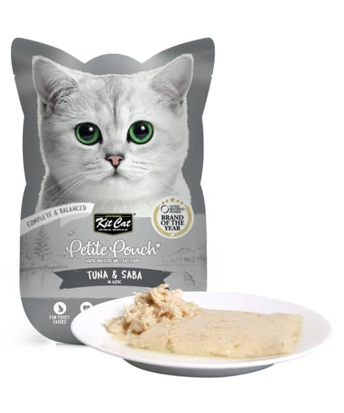 קיט קט | פאוץ' - טונה ומקרל בג'לי | 70 גר'