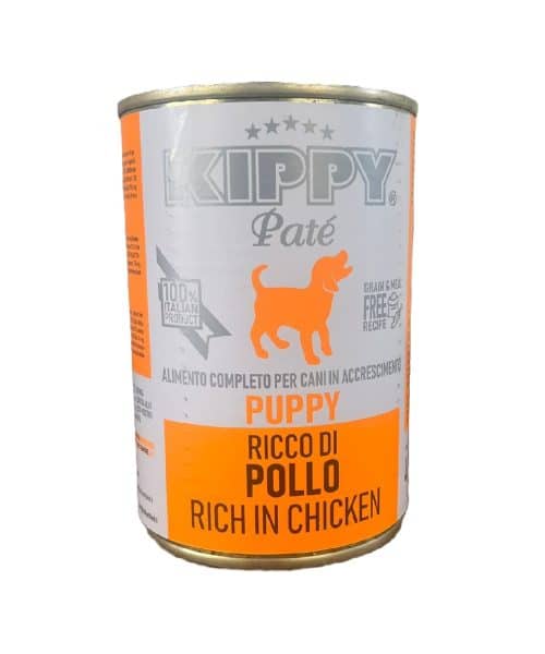 קיפי | שימורי פטה לגורי כלבים - עוף | 400 גר'