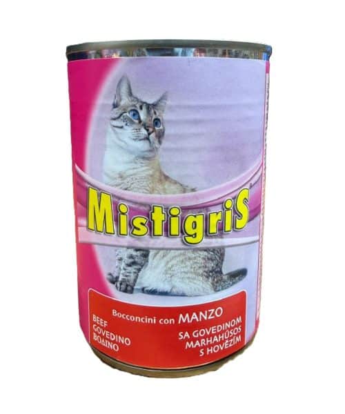 מיס טיגריס | נתחי בקר לחתול | 405 גר'