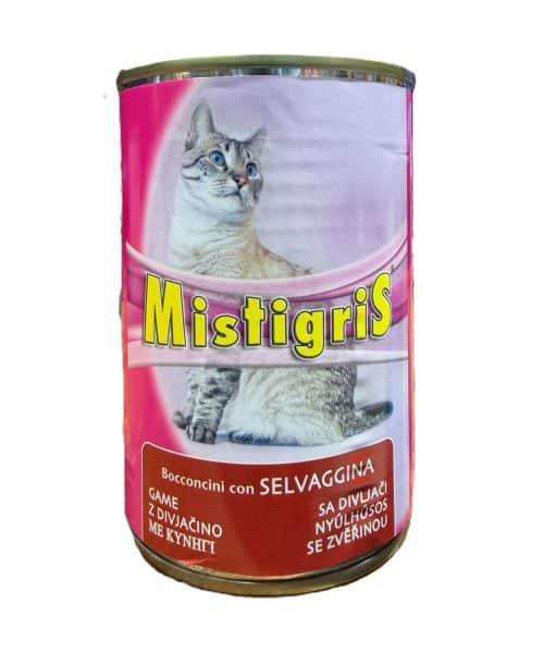 מיס טיגריס | נתחי בשר צייד לחתול | 405 גר'