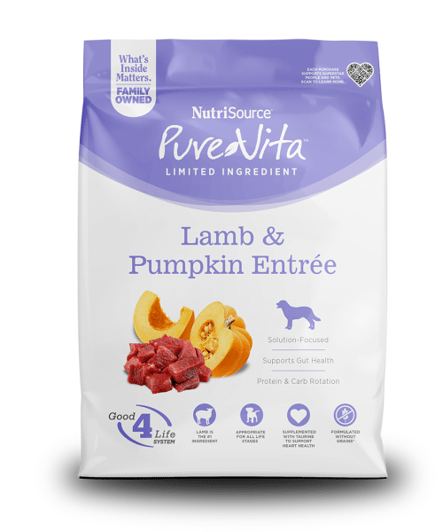 פיור ויטה | מזון לכלב - כבש ודלעת | 1.8 ק"ג