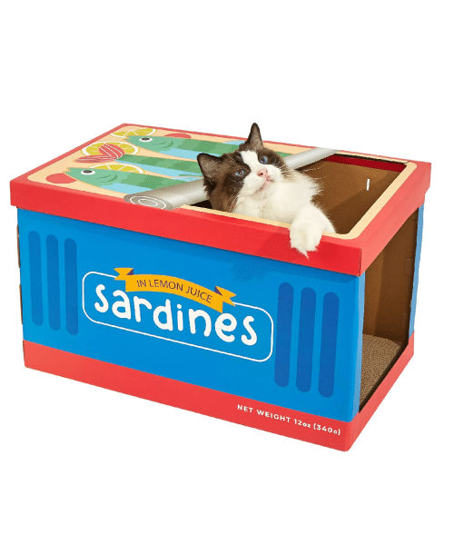 פופוס | קופסת גירוד מקרטון - שימור סרדינים