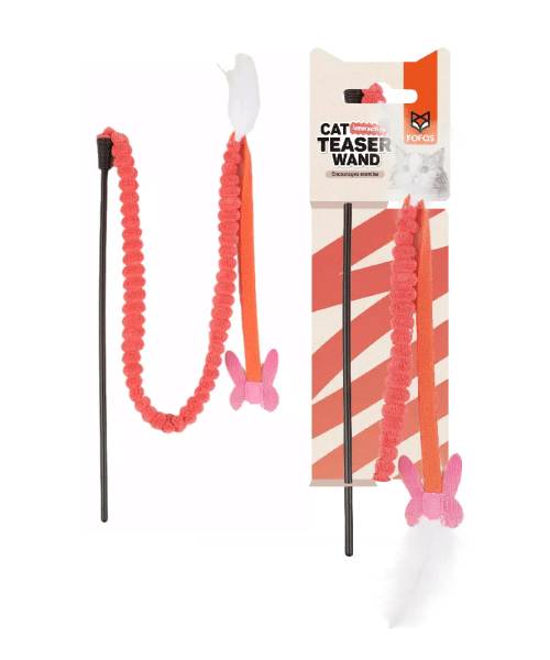 פופוס | חכה מבד לחתול עם נוצה