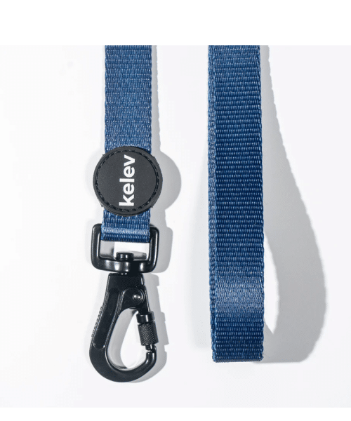 KELEV | רצועה לכלב עם אבזם בטיחות - כחול