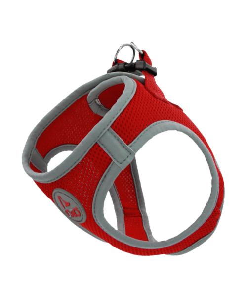 דוקו | רתמת רשת לכלבים - אדום
