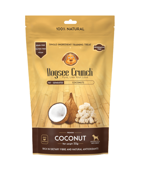 דוגסי | חטיף לכלב - קראנץ' קוקוס | 50 גר'