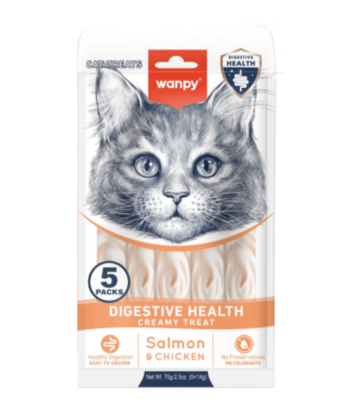 וואנפי | חטיף קרמי – סלמון ועוף | 70 גר'