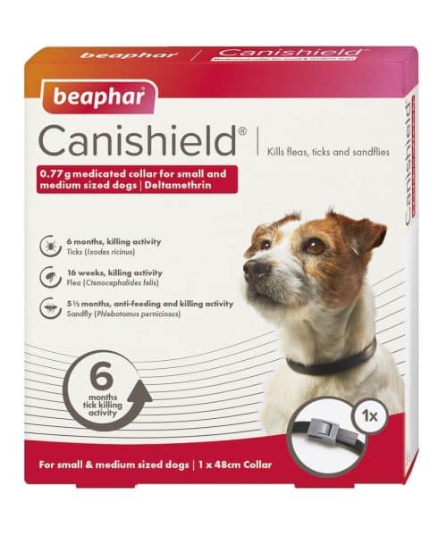 ביאפר | קולר נגד פרעושים וקרציות לכלב קטן - בינוני