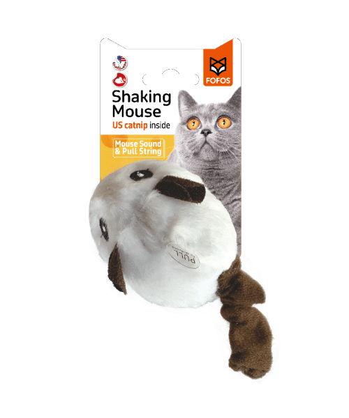 פופוס | בובת עכבר מצייצת וזזה במשיכה