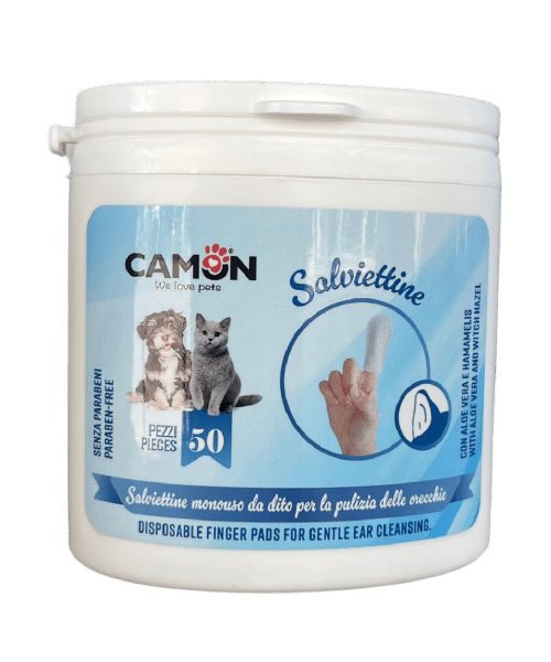 קאמון | מגבוני אצבע לניקוי האוזניים  | 50 יח'