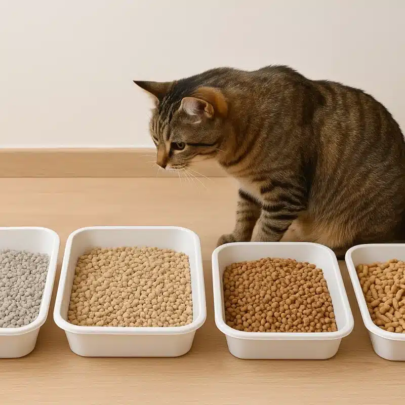 איך לבחור חול לחתולים: השוואה בין סוגים, יתרונות וחסרונות