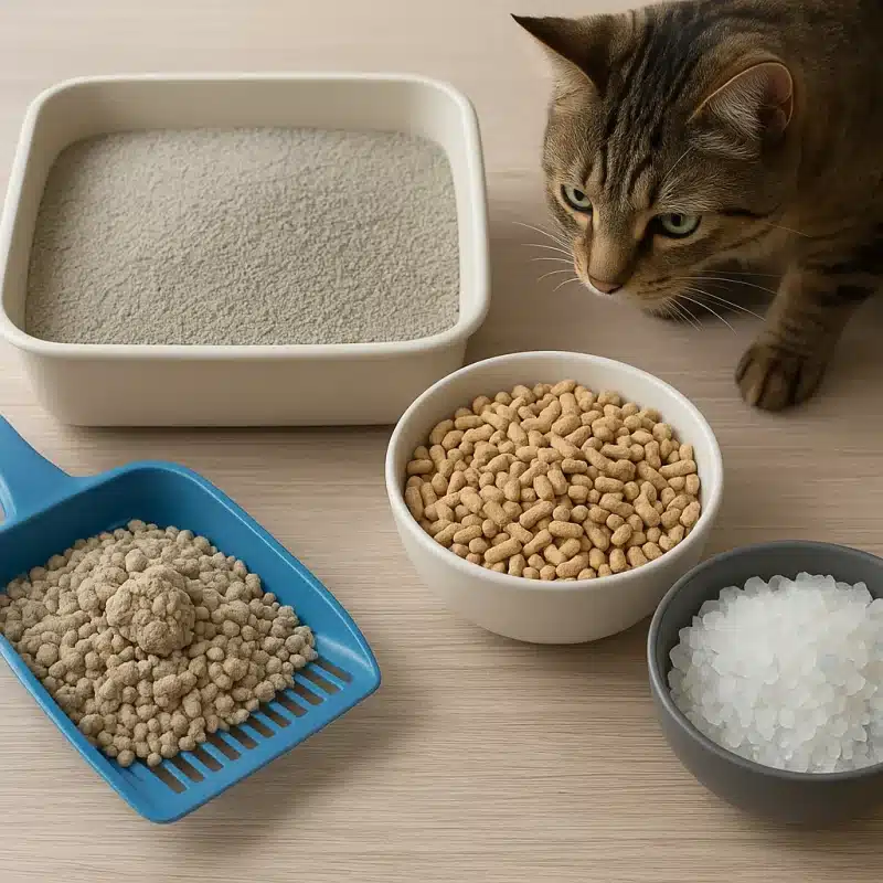 איך לבחור חול לחתולים: השוואה בין סוגים, יתרונות וחסרונות