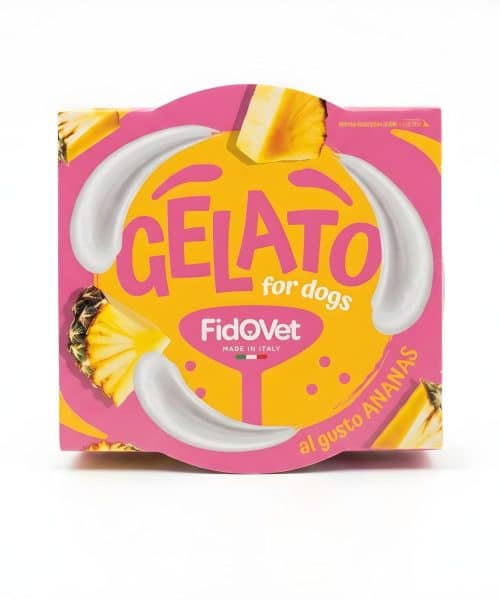 גלידה לכלב FidoVet בטעם אננס 40 גרם