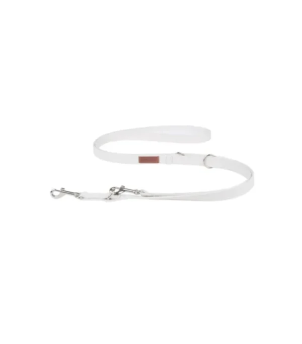 AMIPLAY Adjustable white leash for dogs