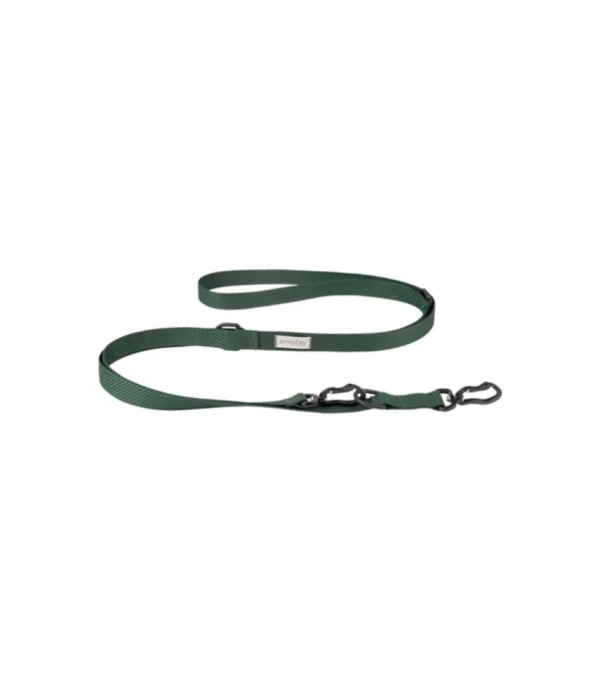 AMIPLAY Adjustable Dog Leash Green 1.25-2.5 meters