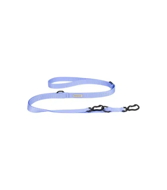 AMIPLAY כלב רצועה מתכוננת תכלת 1.25-2.5 מטר – S